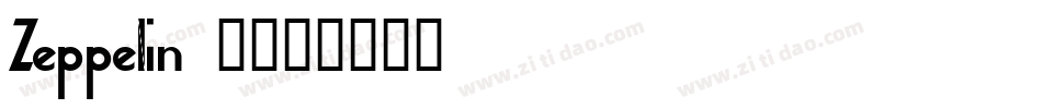 Zeppelin 2字体转换